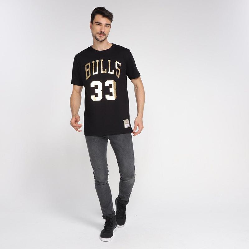 Camiseta NBA Chicago Bulls Mitchell & Ness Pippen 33 Masculina